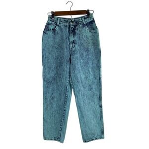 Gitano Vintage Women's 14‎ Short Blue Teal Denim Jeans High Rise Straight
